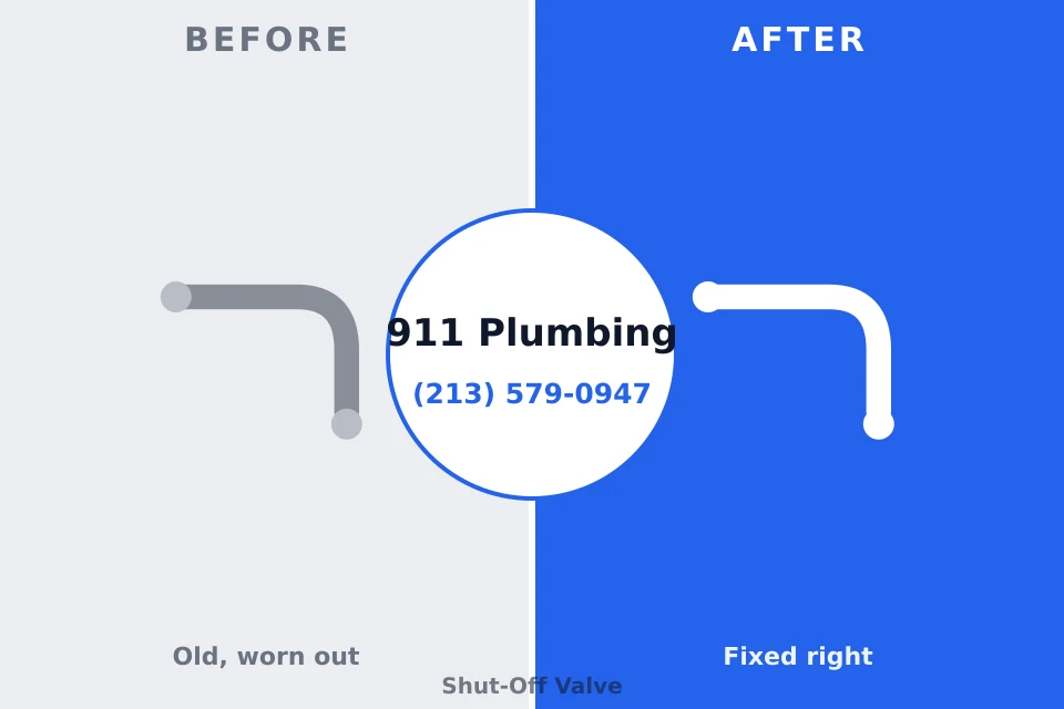 Before and after: plumbing repair Odon, IN